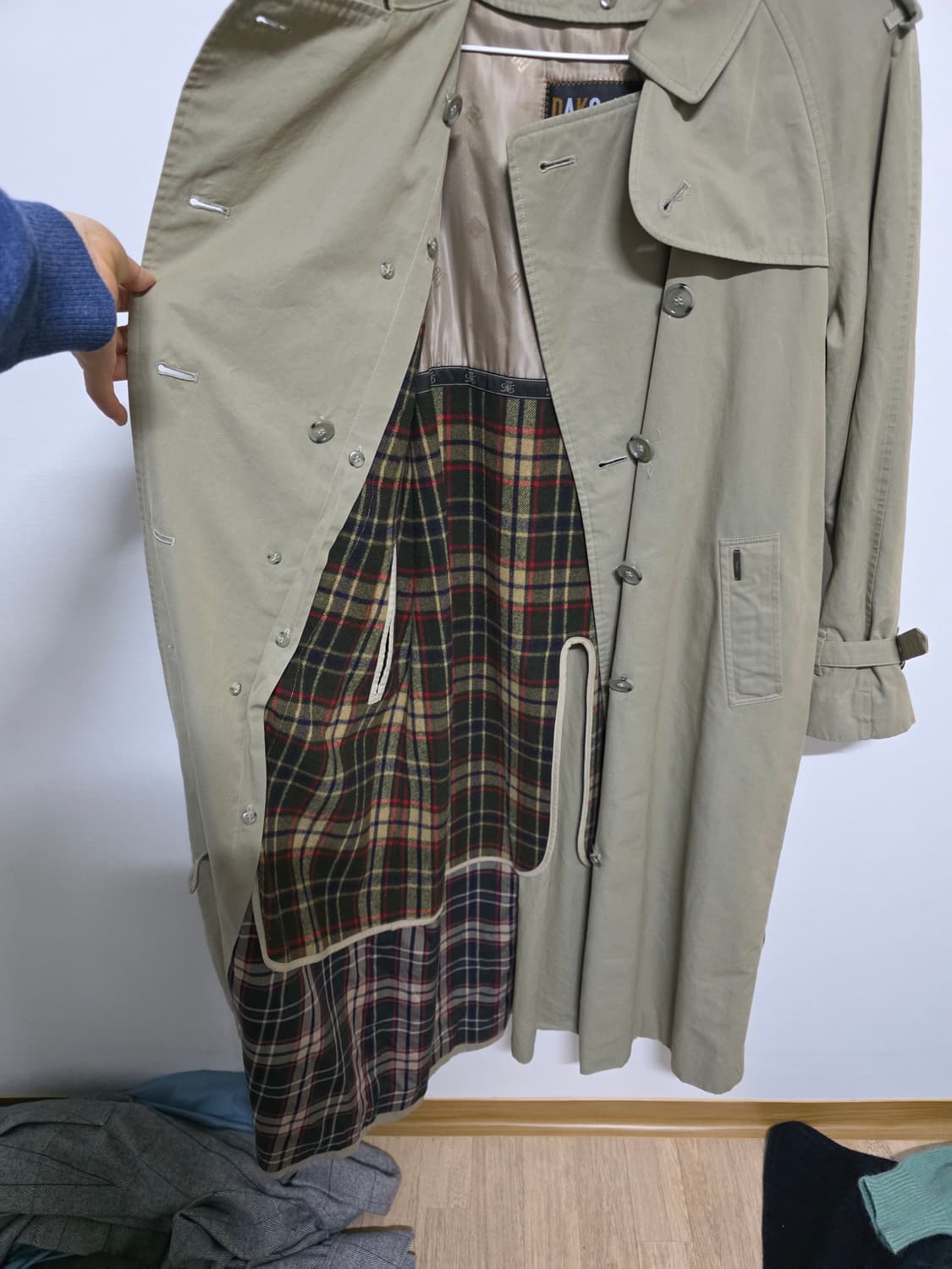 닥스 모직 안감 바바리 상품이미지7