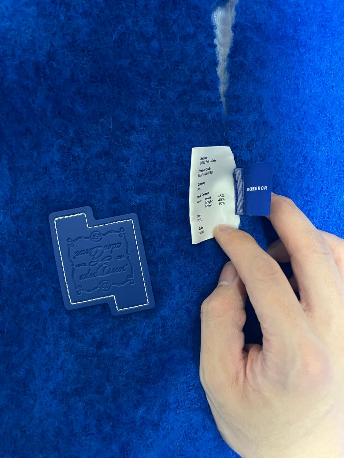 [OS] 아더에러 알버트 엘스 머플러 Z-블루 상품이미지4