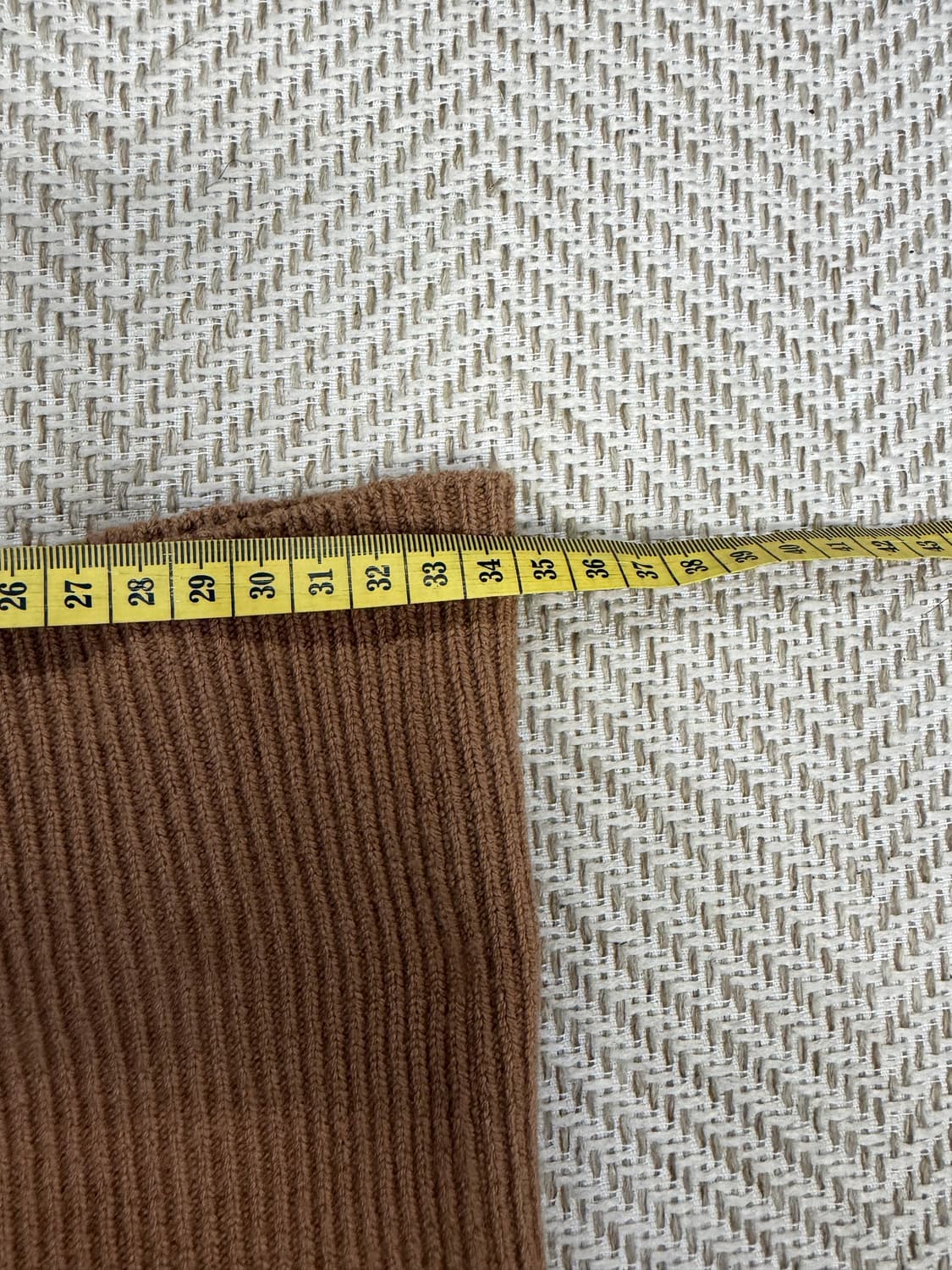 정품) 파비아나 필리피 니트 배색 브라운 롱 스커트 XS  상품이미지9