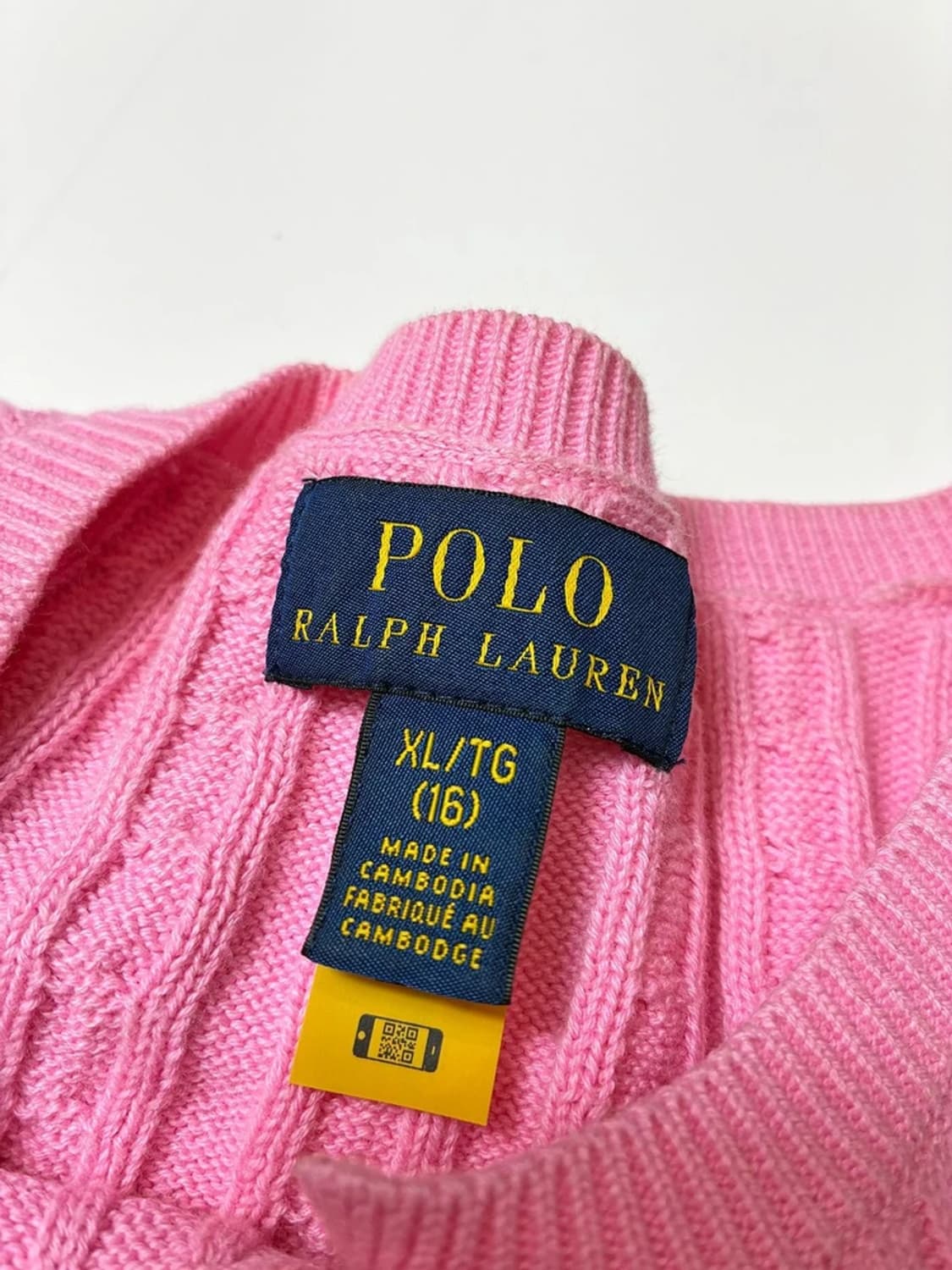 폴로 랄프로렌 큐알 신형 꽈배기 니트 가디건 PN8856 상품이미지6