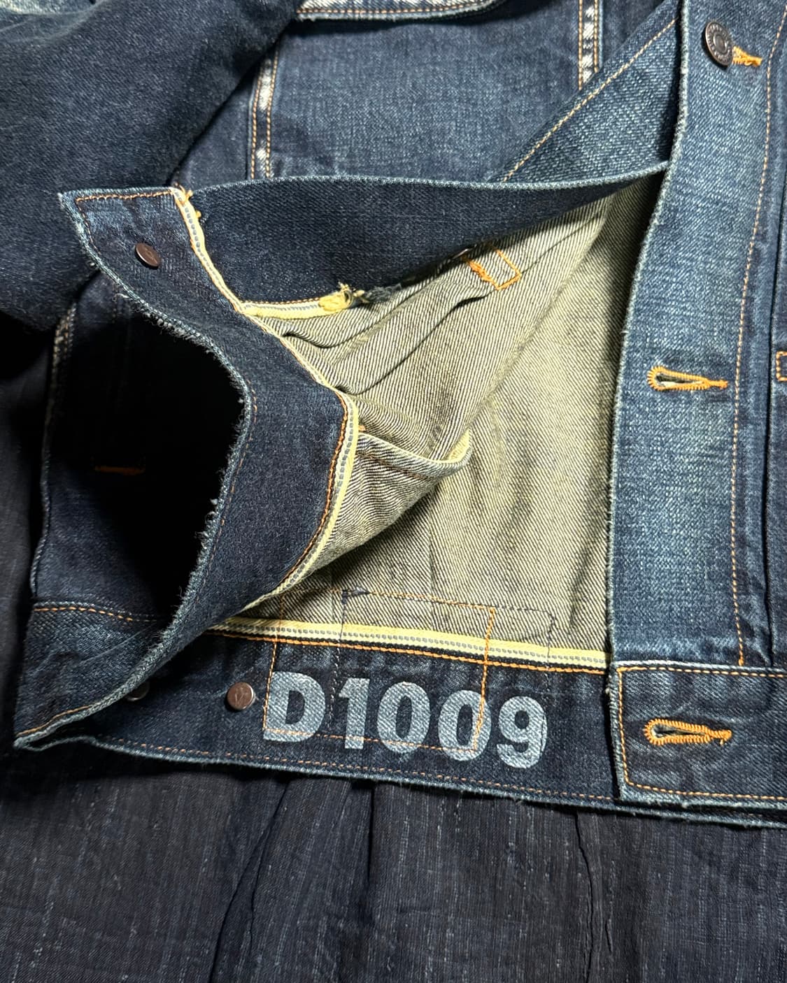 레드토네이도 VS101XX-0109 타입 2세대 셀비지 데님 자켓 M 상품이미지6