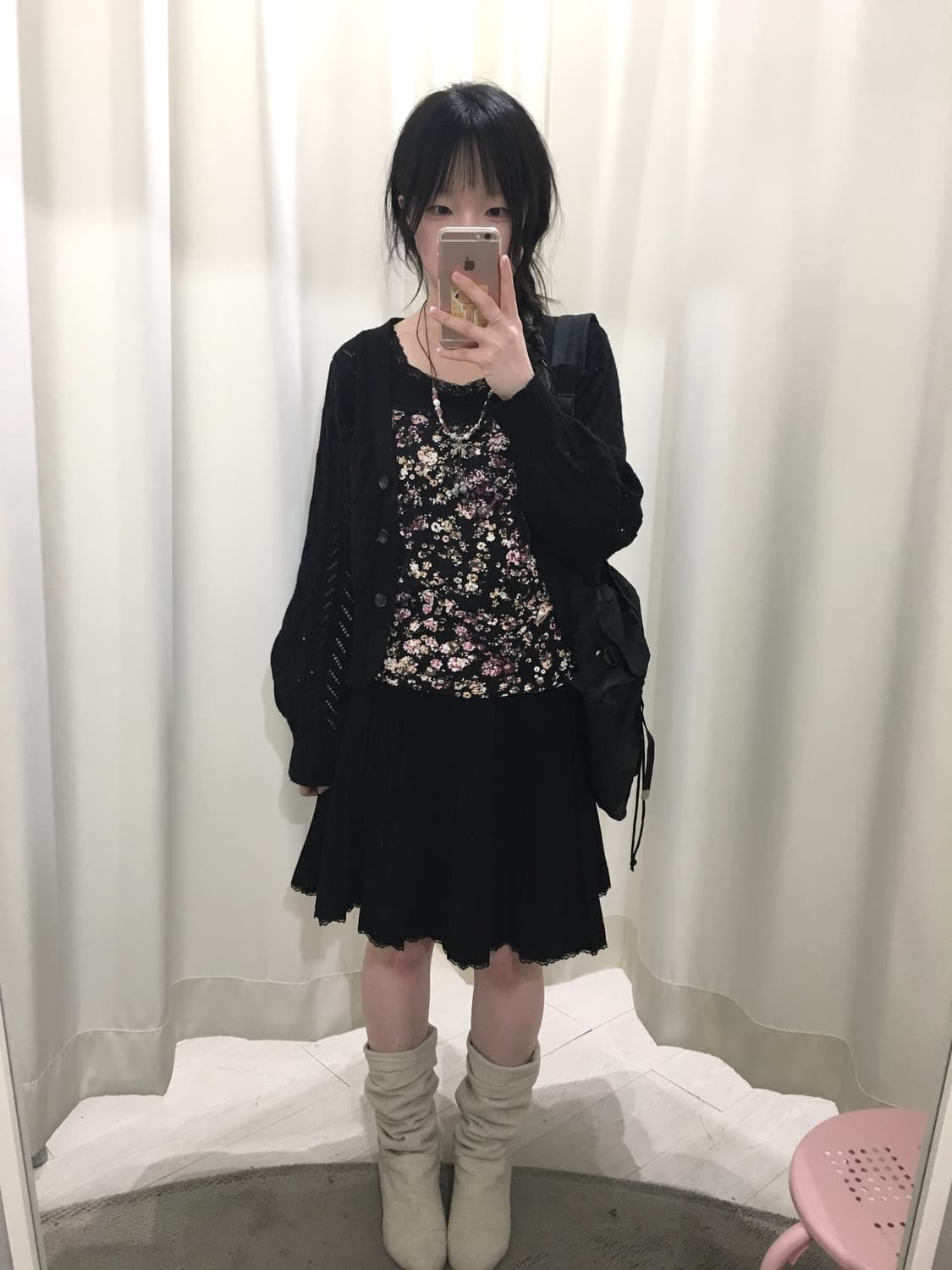 lace pleats skirt 상품이미지3