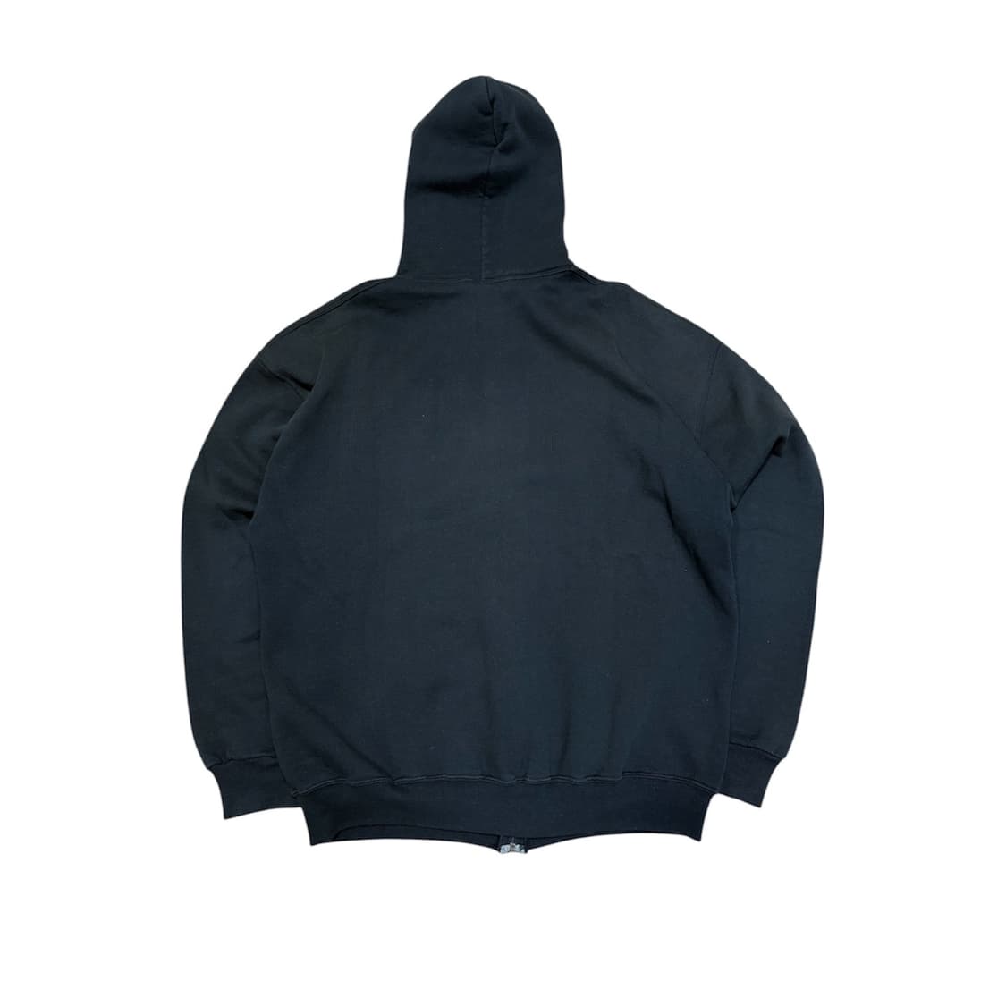 90s 빈티지 러셀 후드집업 블랙 상품이미지2