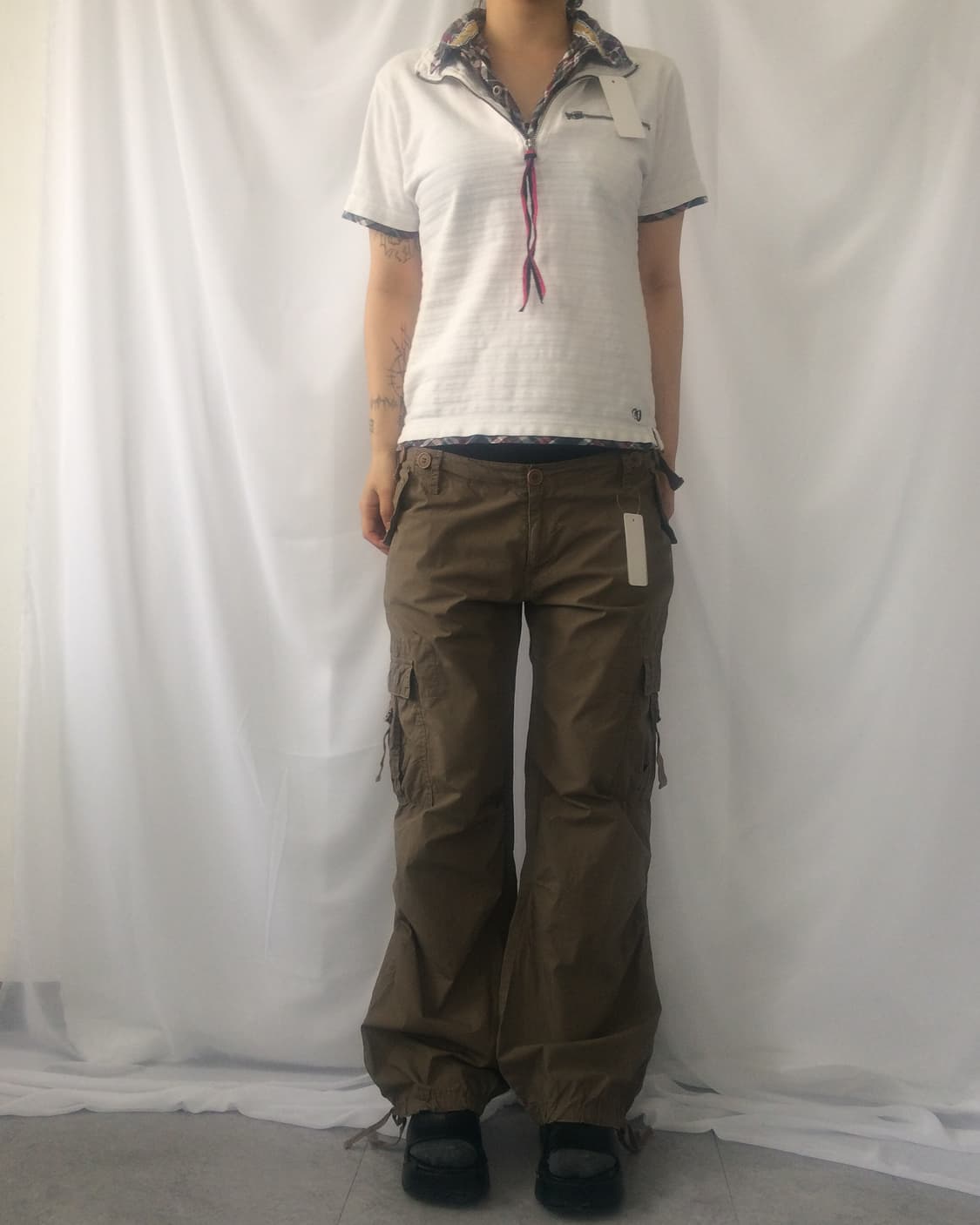 Double collar pk t 상품이미지10