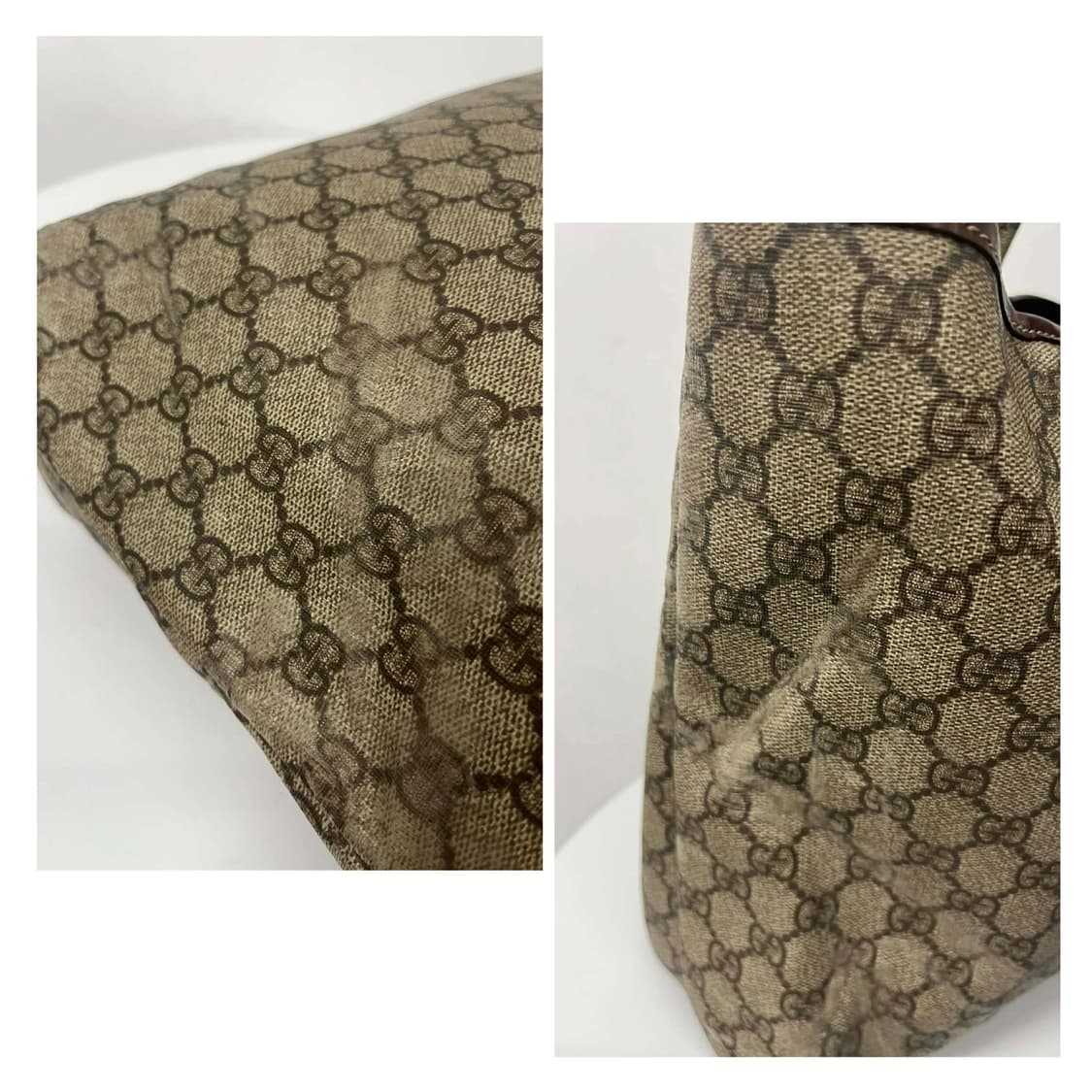 구찌 GG 캔버스 웹 디테일 쇼퍼백 숄더 토트백 상품이미지8