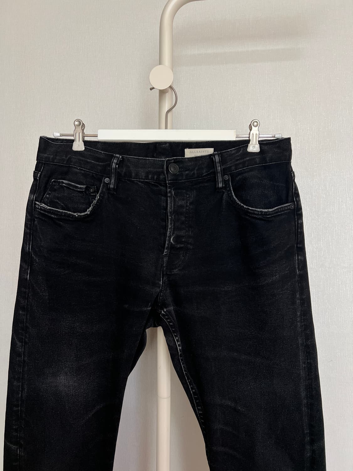 올세인츠 블랙 데님 팬츠 (33) 상품이미지4