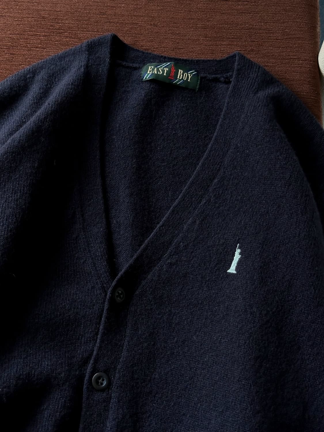 V-neck design stitch knit cardigan 상품이미지2