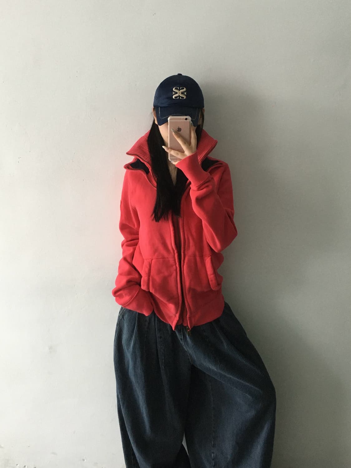 홀리스터 하이넥 코튼집업 상품이미지1