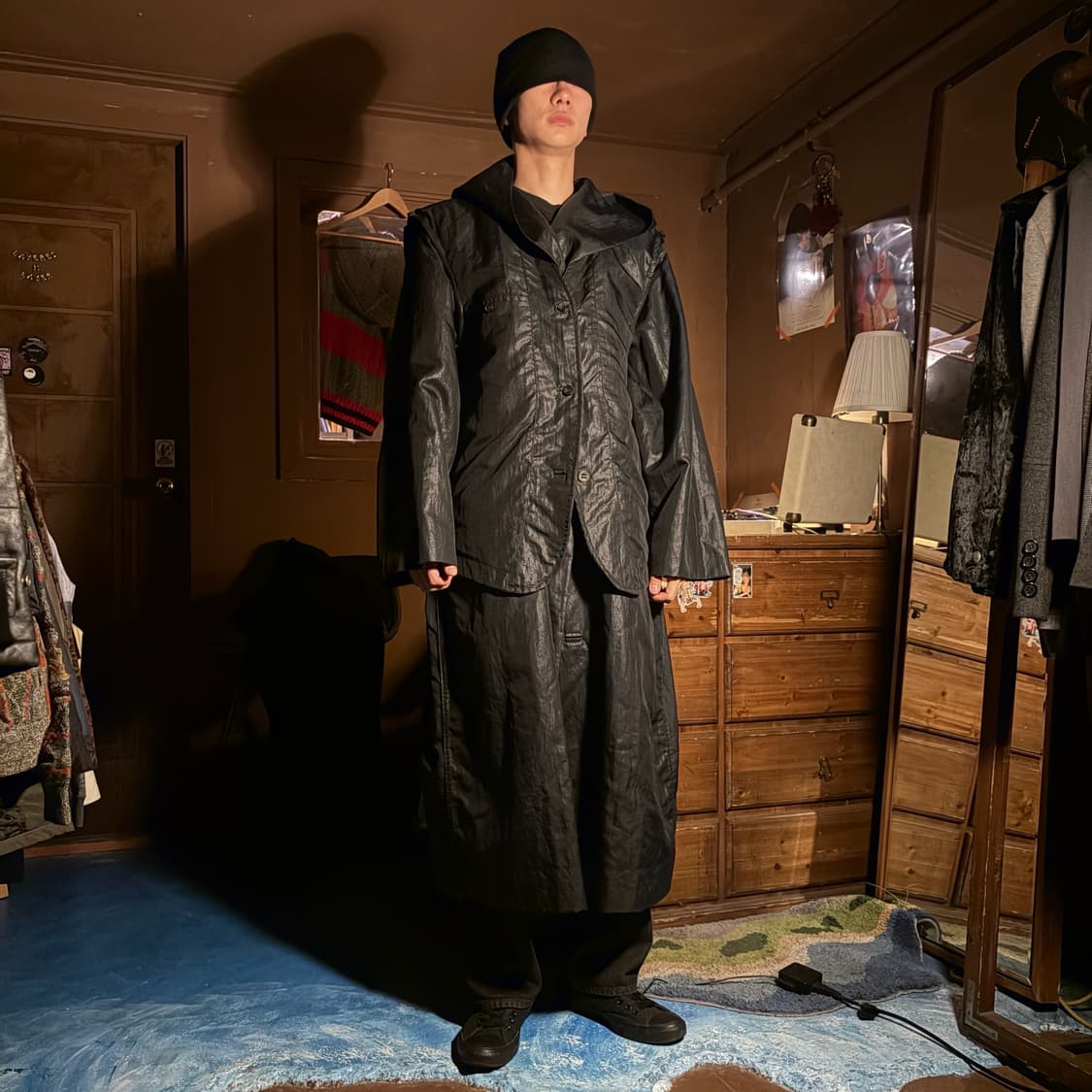 80S ISSEY MIYAKE REVERSIBLE LAYERED COAT 상품이미지2