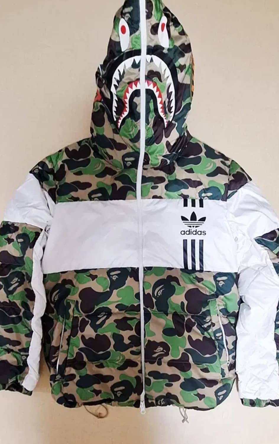 베이프 샤크패딩 한국사이즈 m 상품이미지4