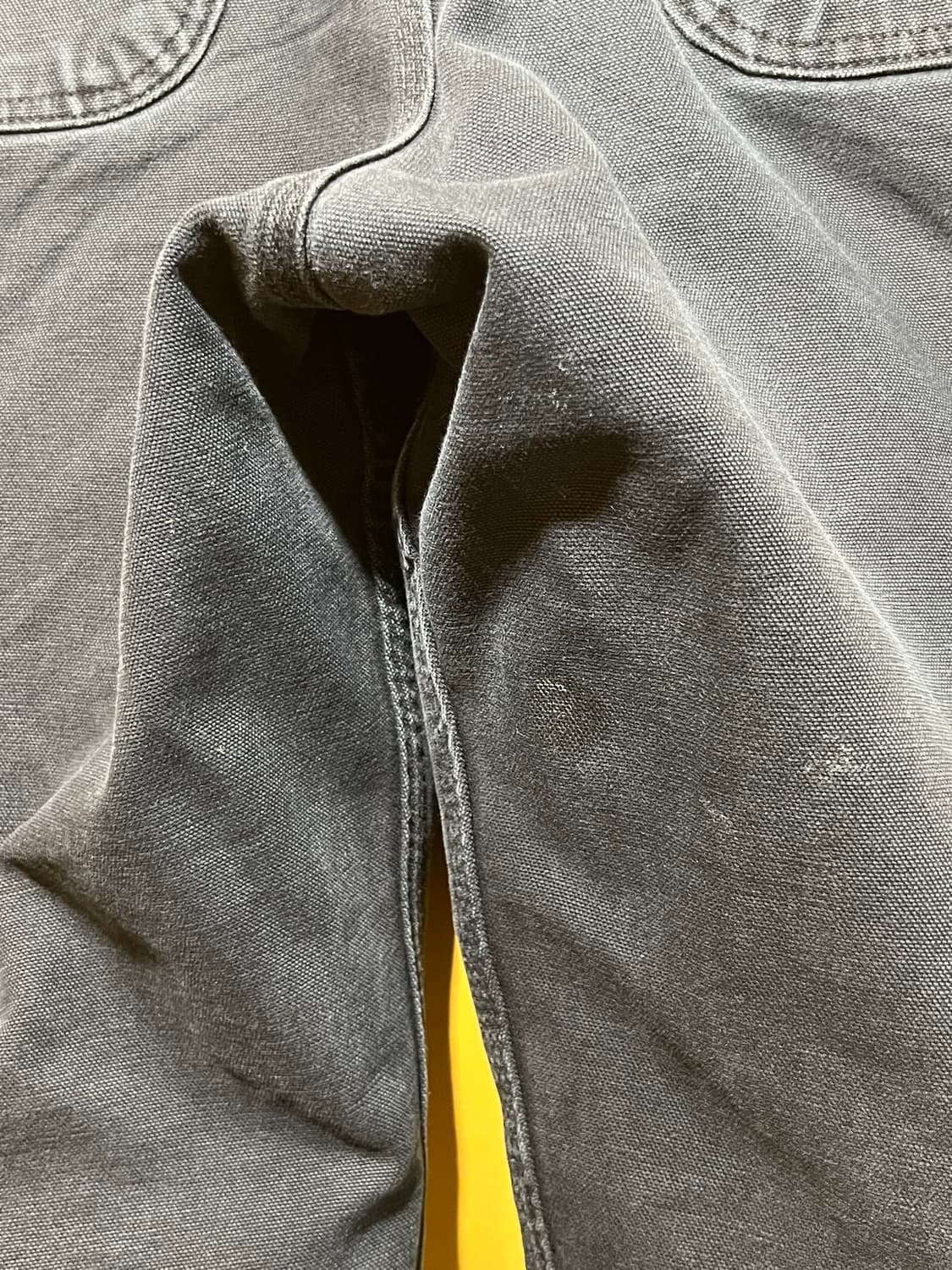 [36x30] 칼하트 더블니 워크팬츠 B136 빈티지 페이드 블랙 상품이미지10