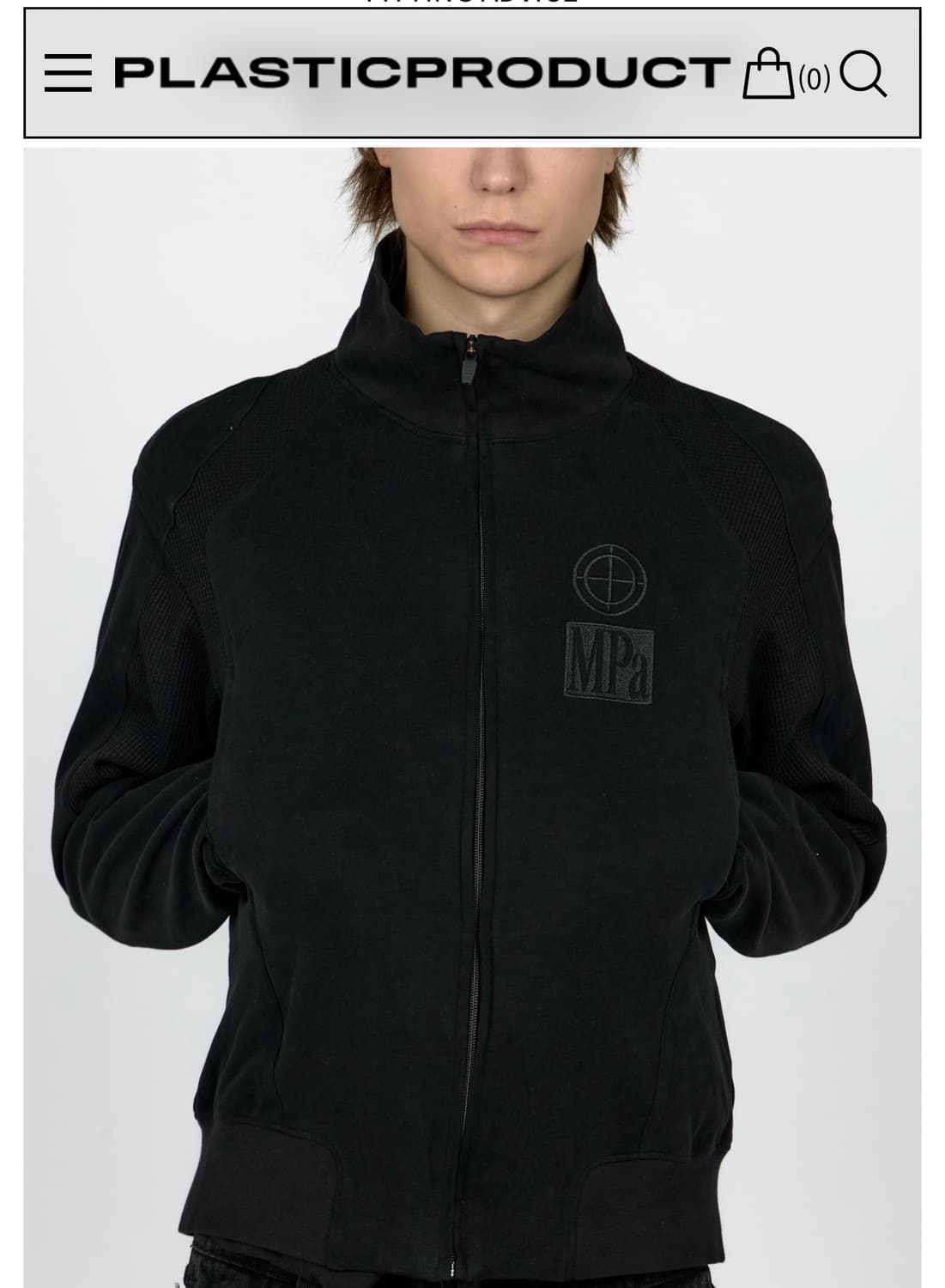 MPa CONTRAST ZIPPED JACKET (BLACK) 상품이미지1