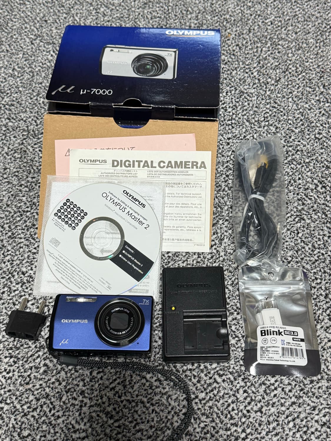 [작례☑️] Olympus μ-7000  디지털 카메라 풀박 상품이미지5