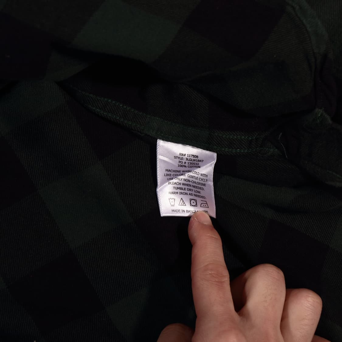 리바이스 플란넬 체크셔츠 C496 상품이미지4