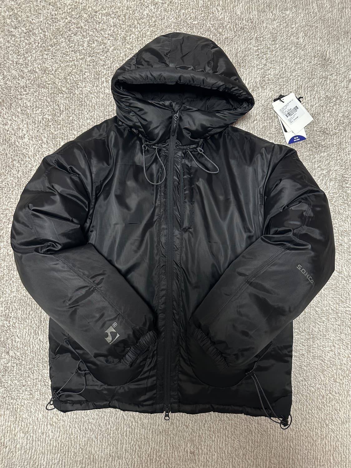 썸웨어아웃사이드 SOHC 푸퍼 패딩 블랙 라지 상품이미지1