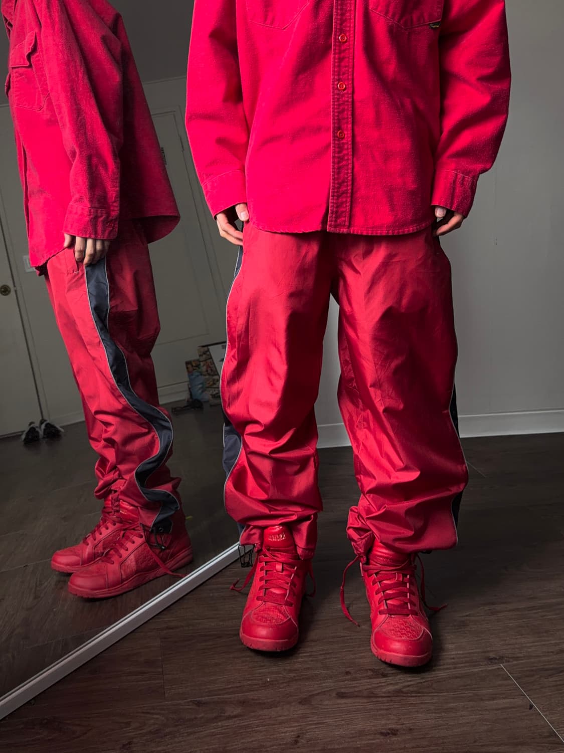 Osaka Hifuku 사이드 트랙 팬츠 상품이미지5