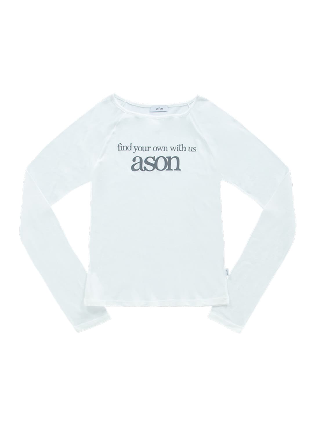 애즈온 레터링 롱슬리브 상품이미지2