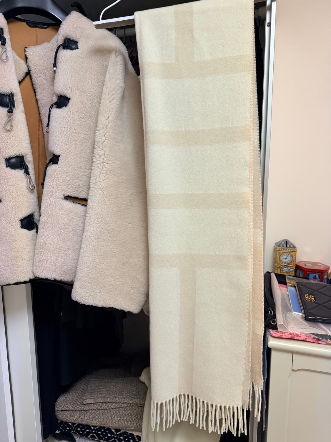 Toteme 토템 모노그램 자카드 울 스카프 본 모노그램 상품이미지7