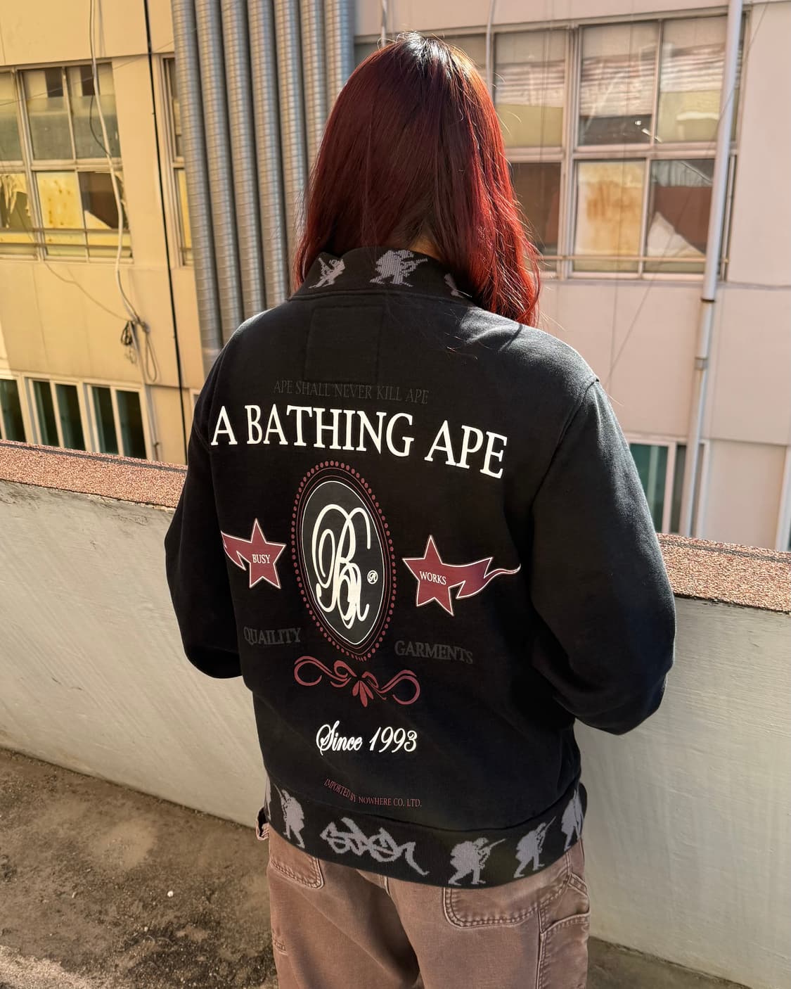 05FW 베이프 x 스타쉬 바시티 자켓 상품이미지2