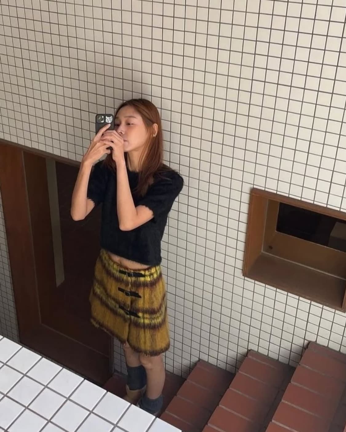 TLC 더러브컴즈 체크 스커트 상품이미지2