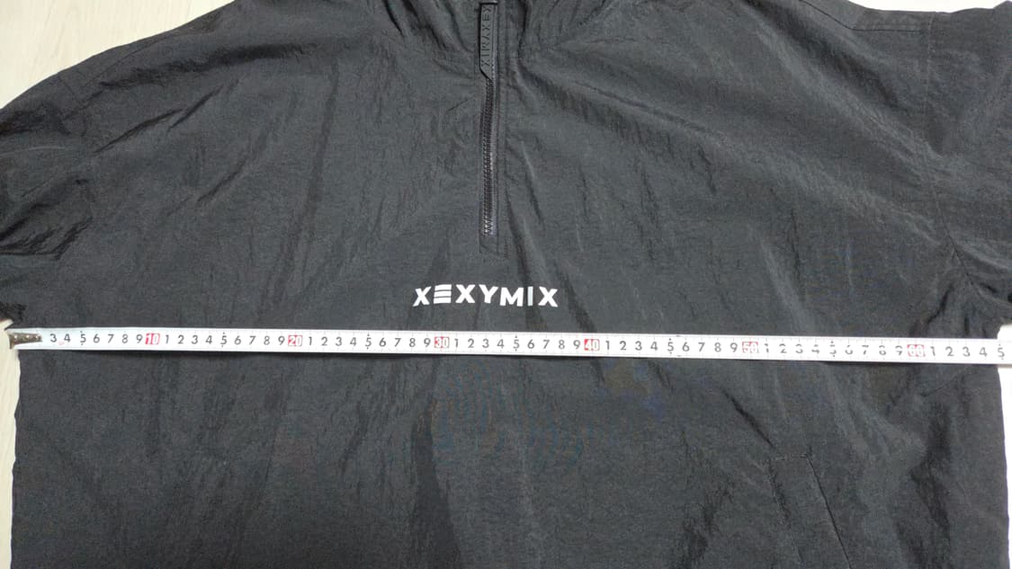 (착샷) 젝시믹스 우븐 아노락 바람막이 블랙  상품이미지7