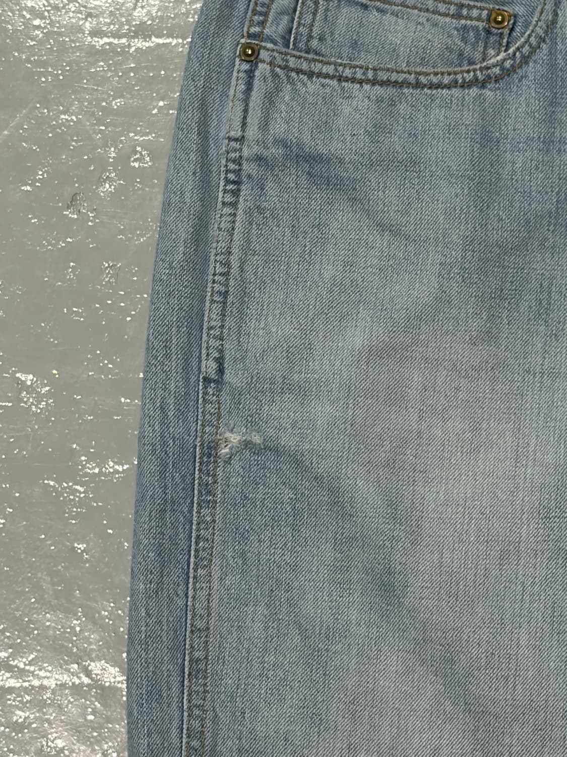 칼하트(Carhartt) 연청 웨스턴 데님 팬츠 반바지 상품이미지7