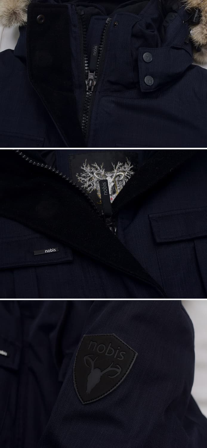 노비스 신디 헤비다운 패딩파카 다크네이비 (S / 85-90) 상품이미지8