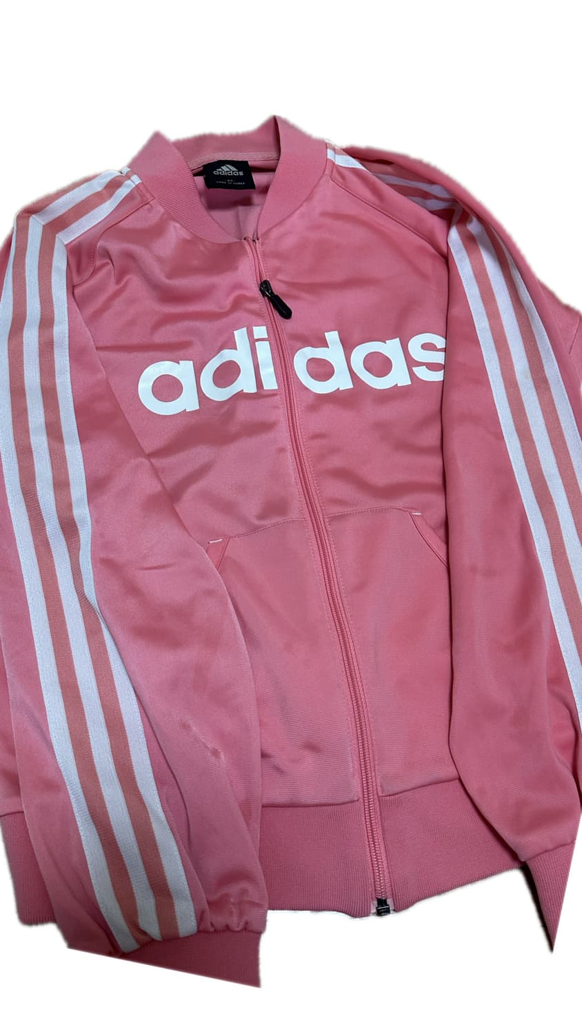 아디다스 핑크 딸기우유깔 트랙탑 져지 y2k 상품이미지1