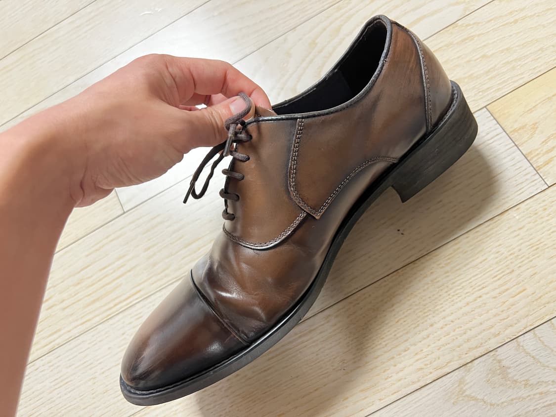 탠디 오버핏 스트레이트팁 남성 정장 구두 255mm 상품이미지7