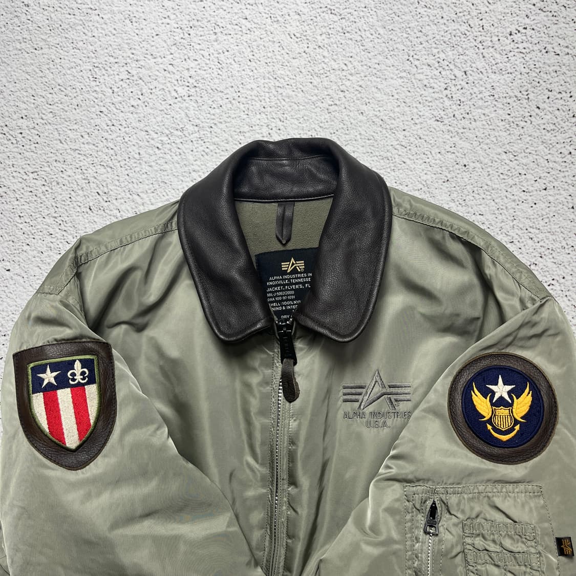 00s Alpha Industries CWU-45/P Leather  상품이미지6