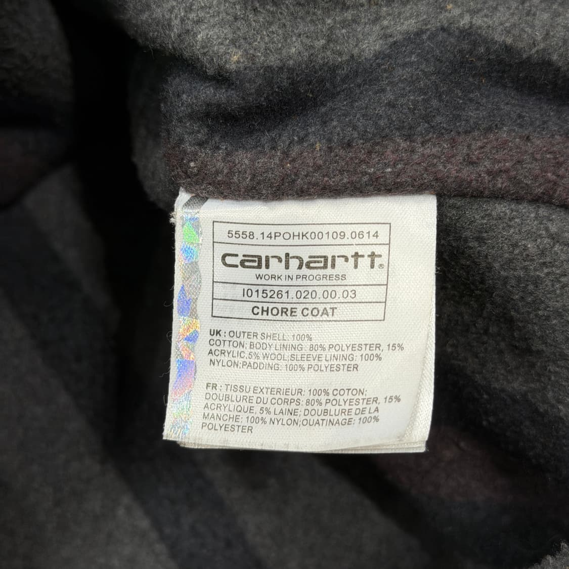 칼하트 레오파드 호피 초어코트 워크자켓 S 상품이미지5