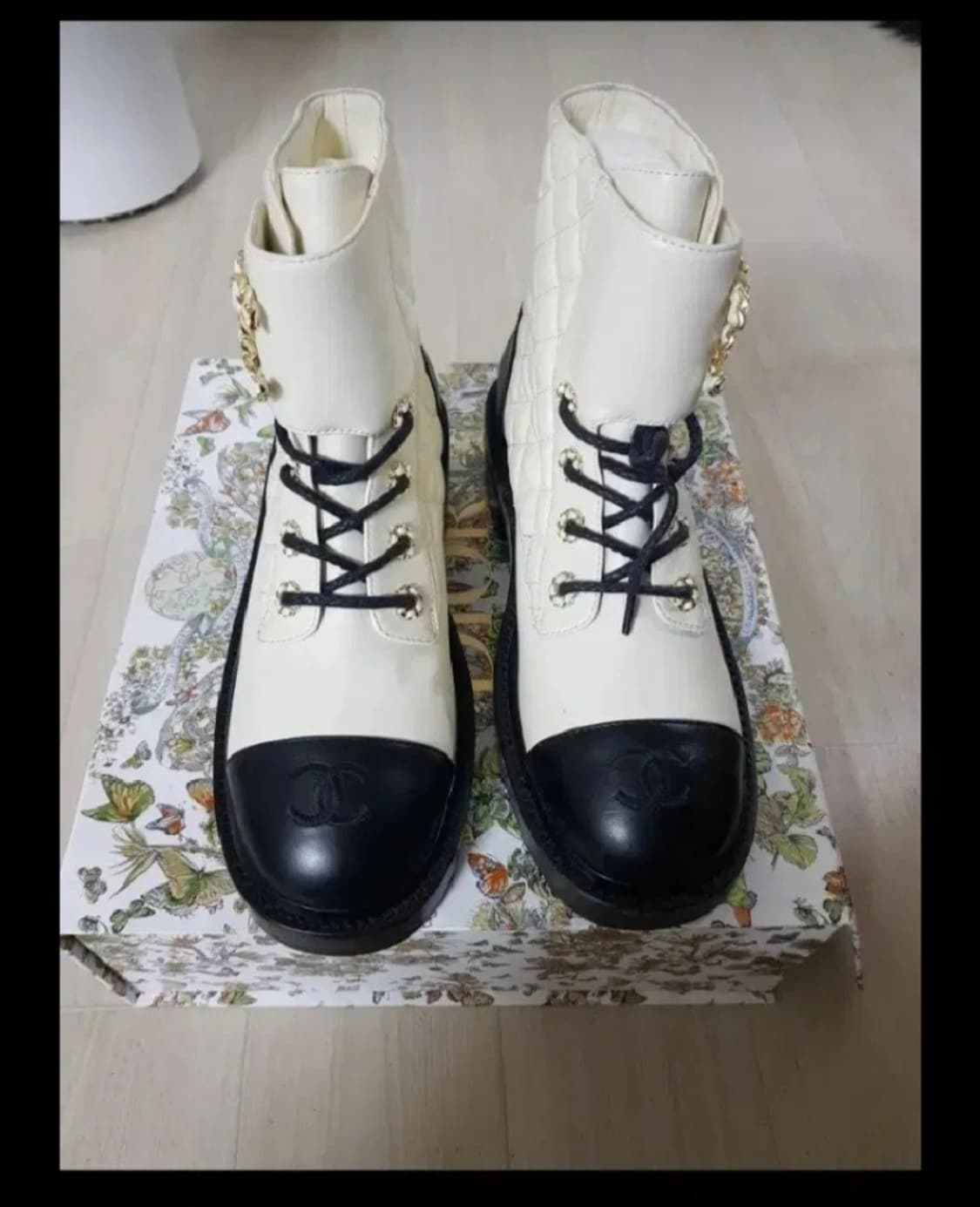 샤넬 빅로고 퀄팅 부츠,CG 빅로고 워커 상품이미지2