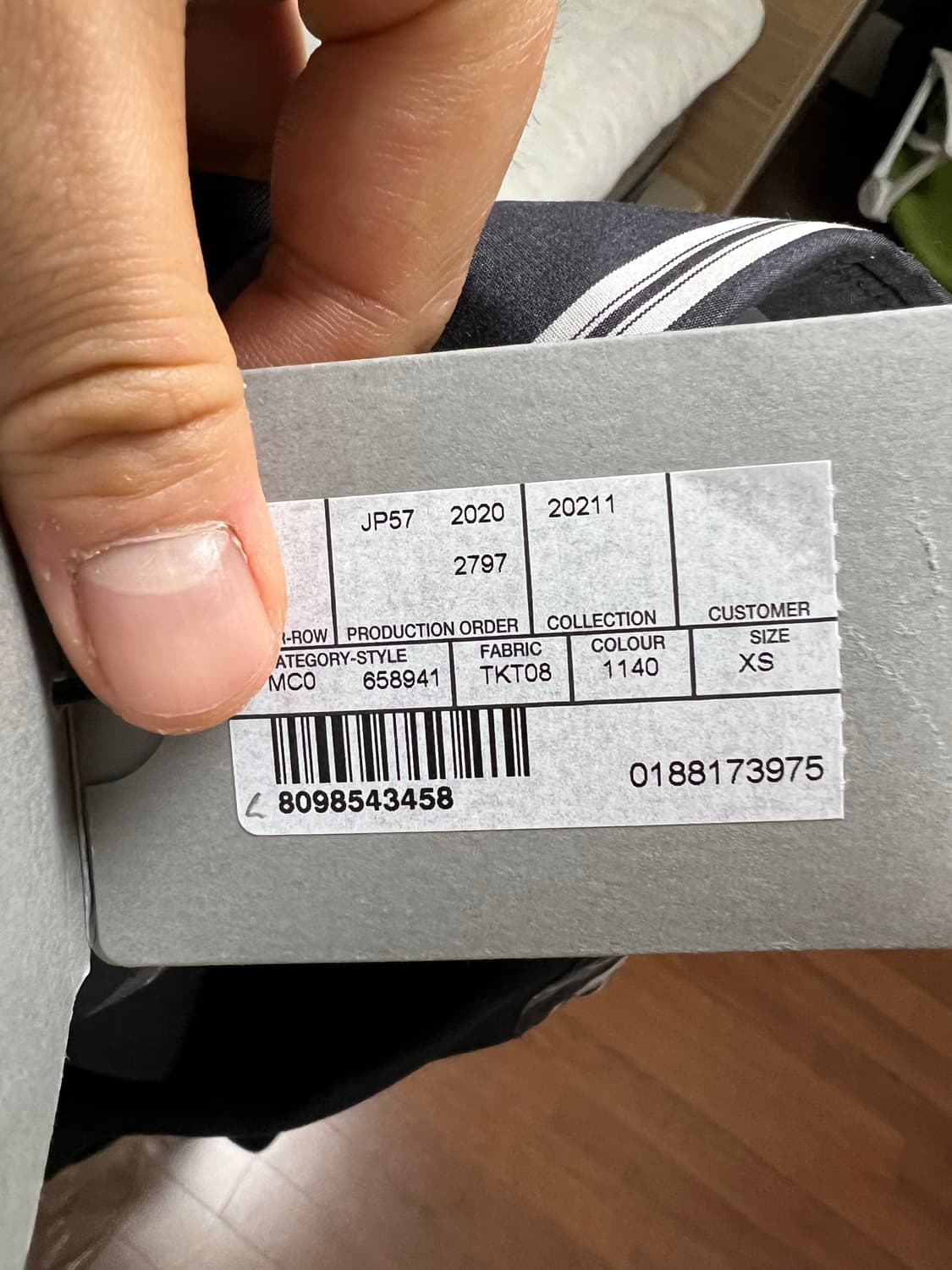 발렌시아가 셔츠 테일러드 자켓 xs 사이즈 상품이미지3