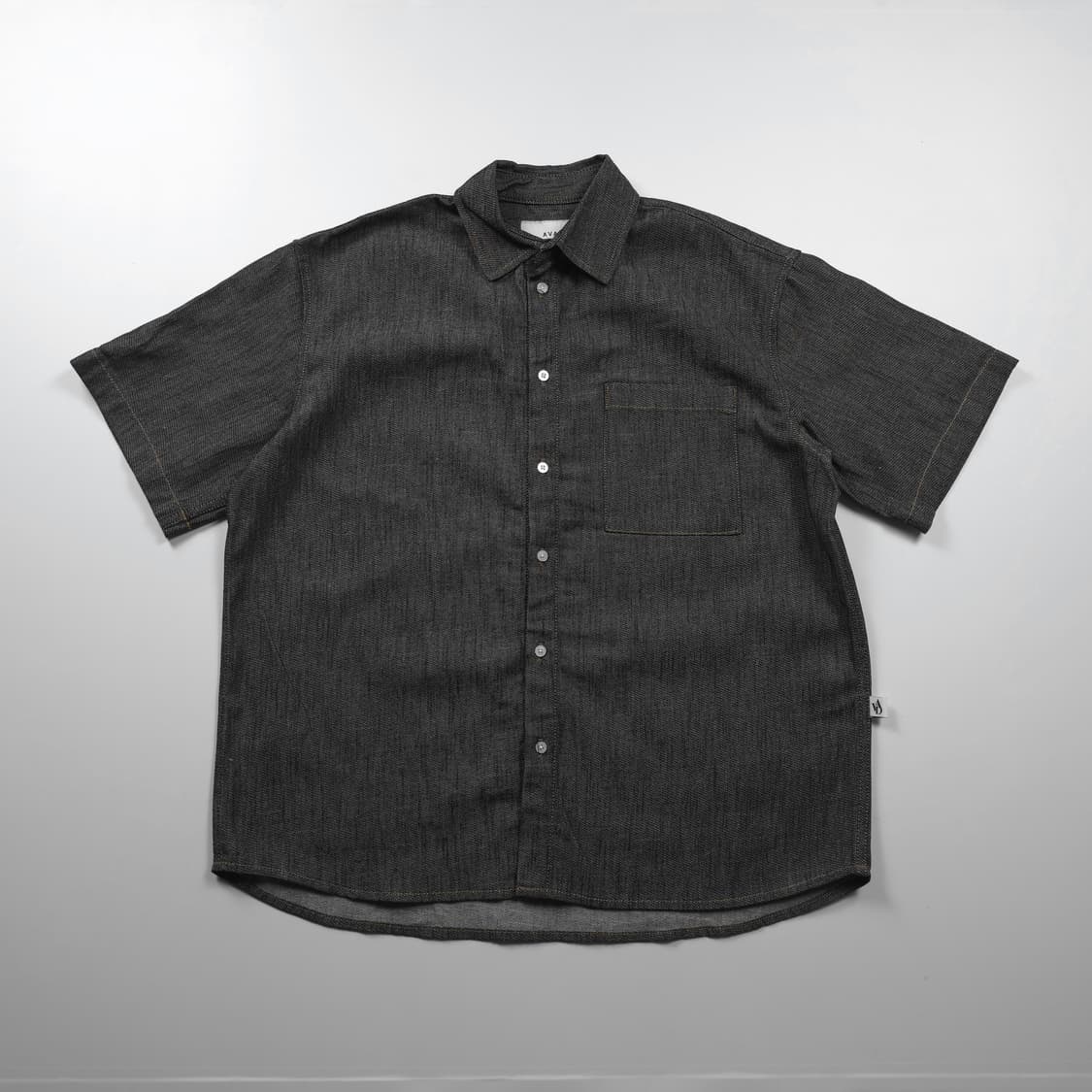 어반드레스 미니멀 블랙 샴브레이 데님 셋업 (M) 상품이미지2