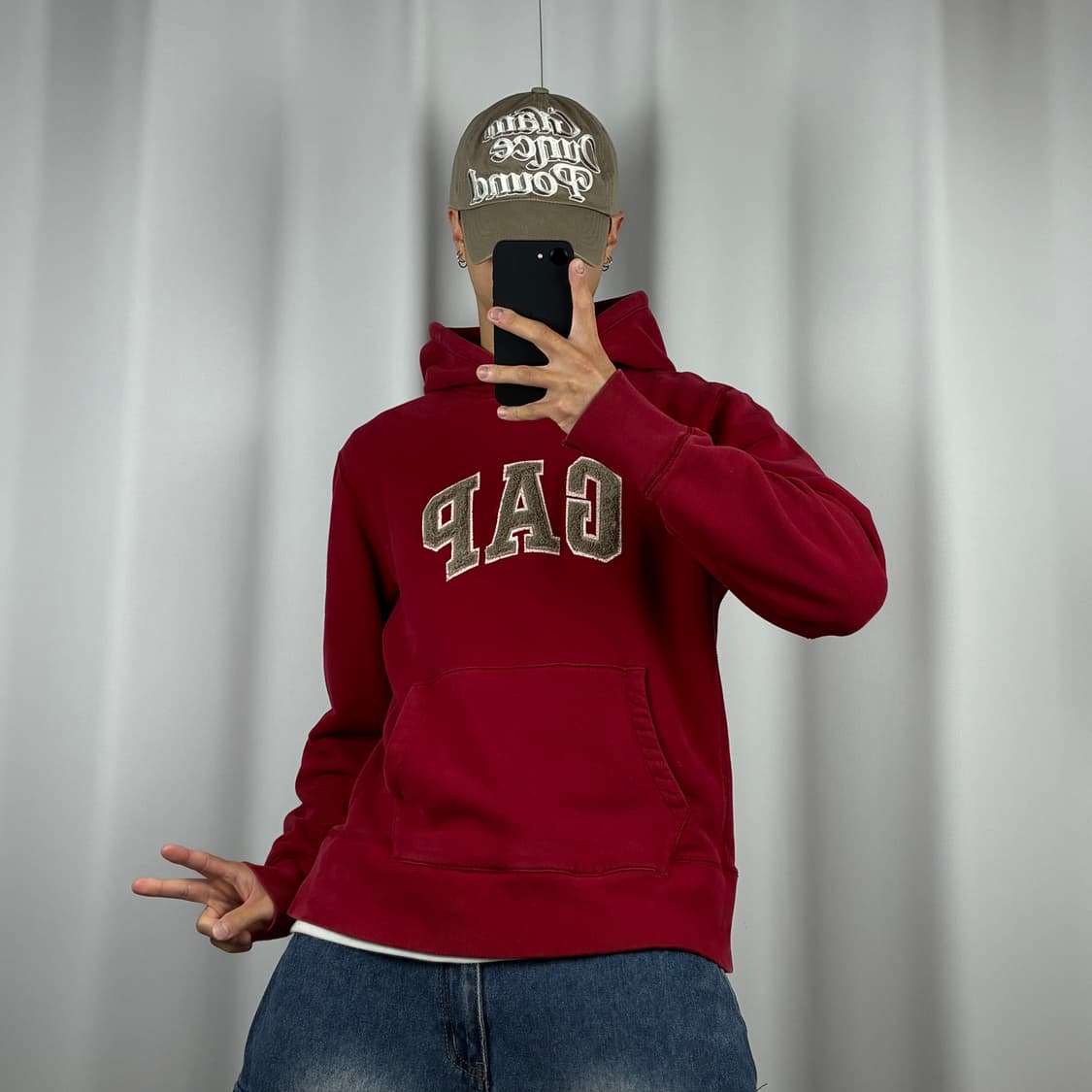 <GAP 버건디 후드티> No.1581 상품이미지2