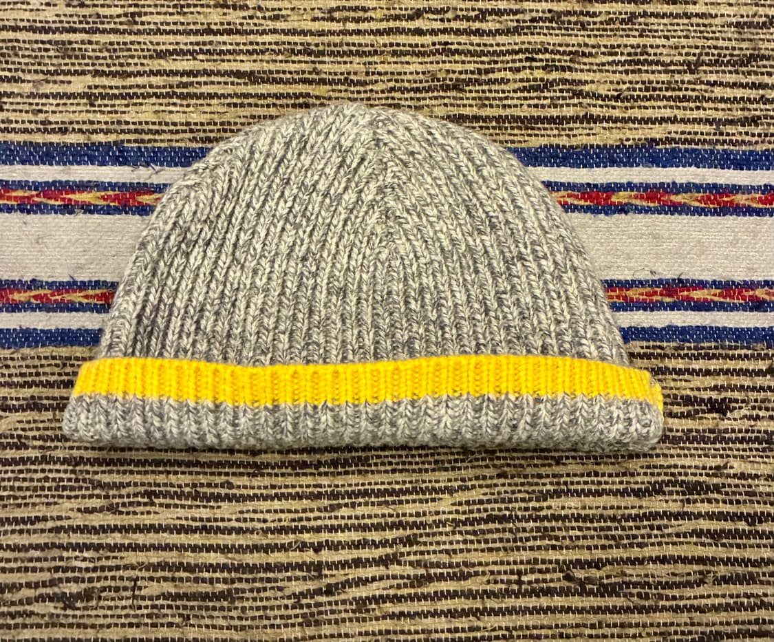 (F)GAP 갭 램스울 오트밀 그레이 배색 숏비니 와치캡 상품이미지3