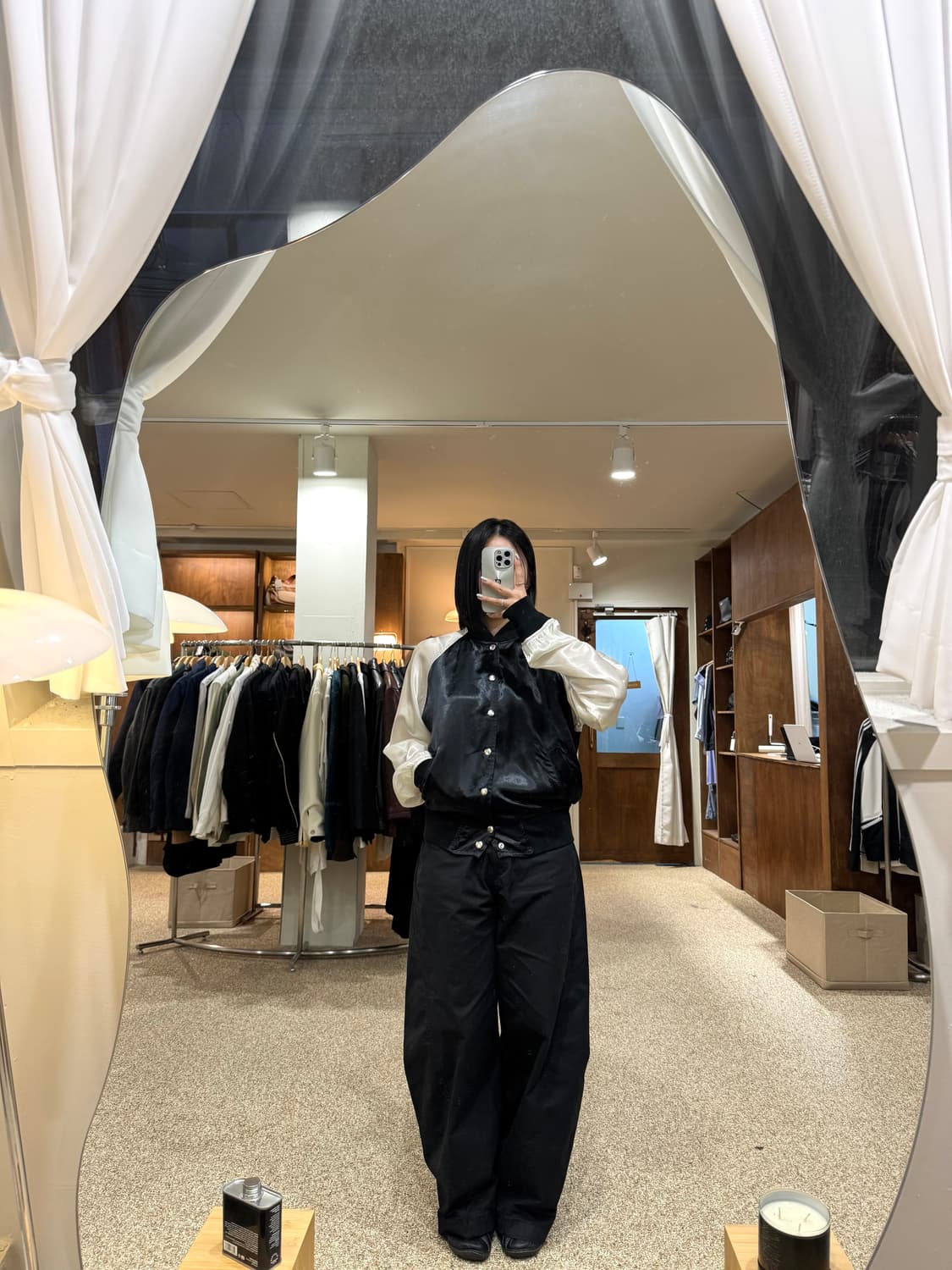 꼼데가르송 큐프라 블루종 자켓 상품이미지2