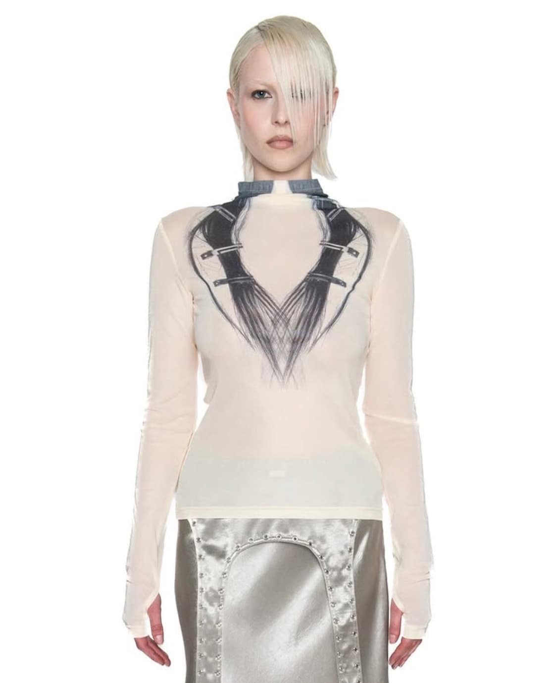 Rubyhung mesh top 상품이미지1