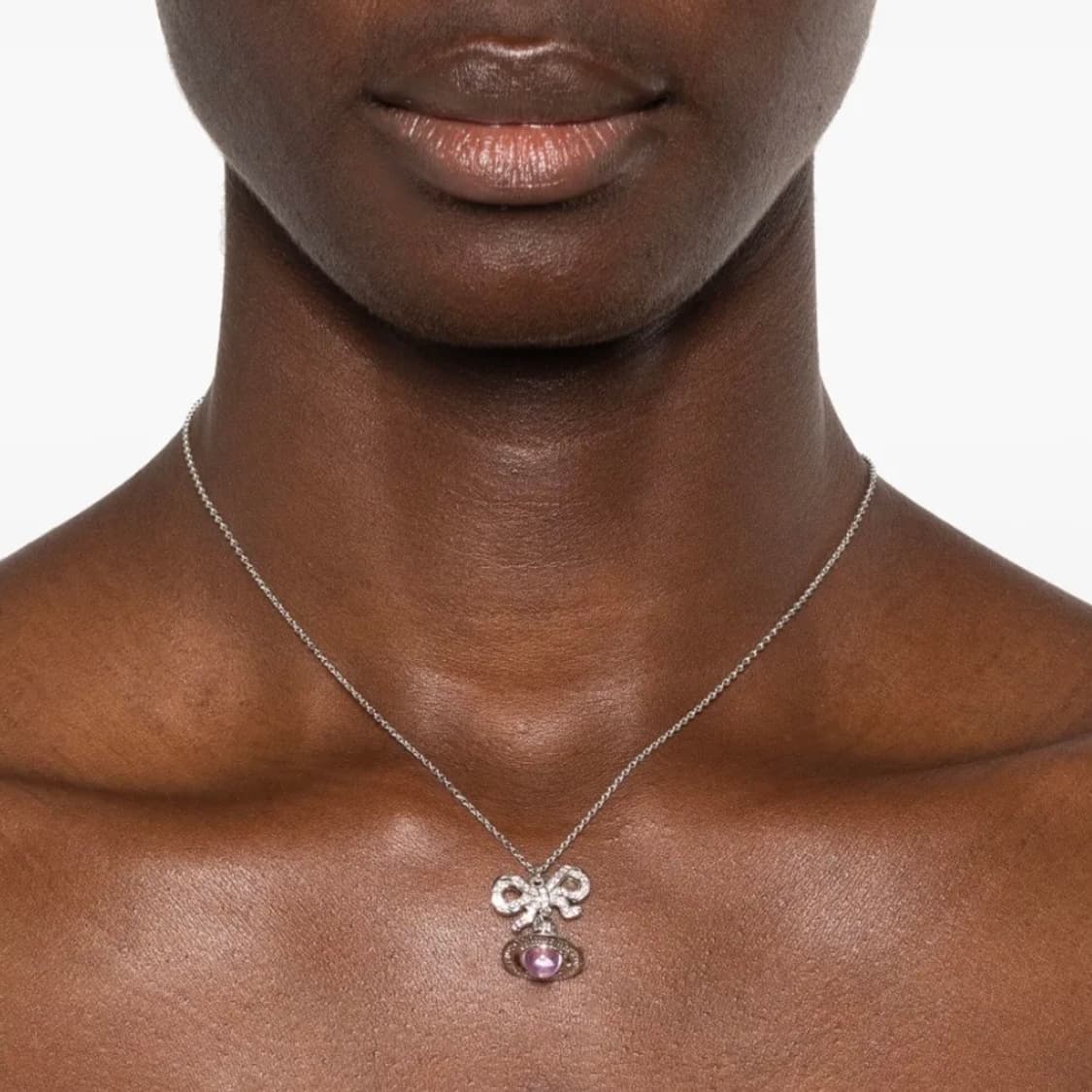 비비안웨스트우드 옥타비에 펜던트 목걸이 핑크 상품이미지10