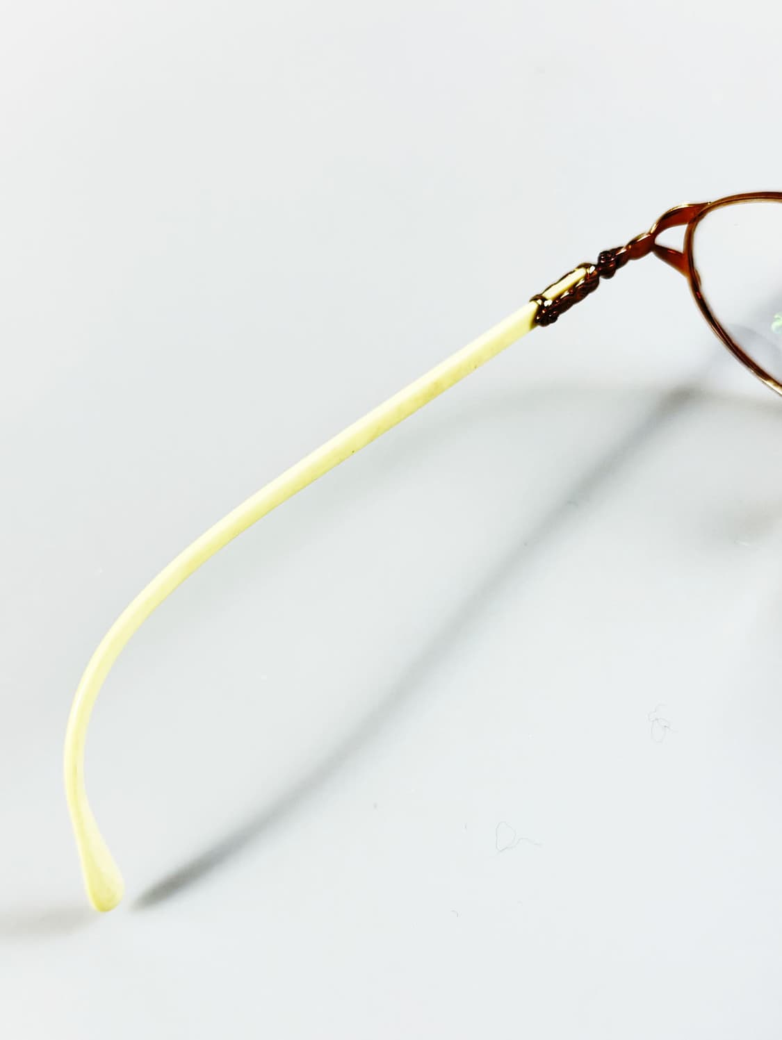 90s LAVANS 골드 슬림 오벌 프레임 빈티지 안경 상품이미지7