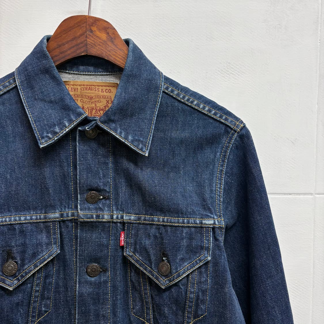 90's LEVIS JAPAN Big E 3rd 데님 트러커 자켓 상품이미지2