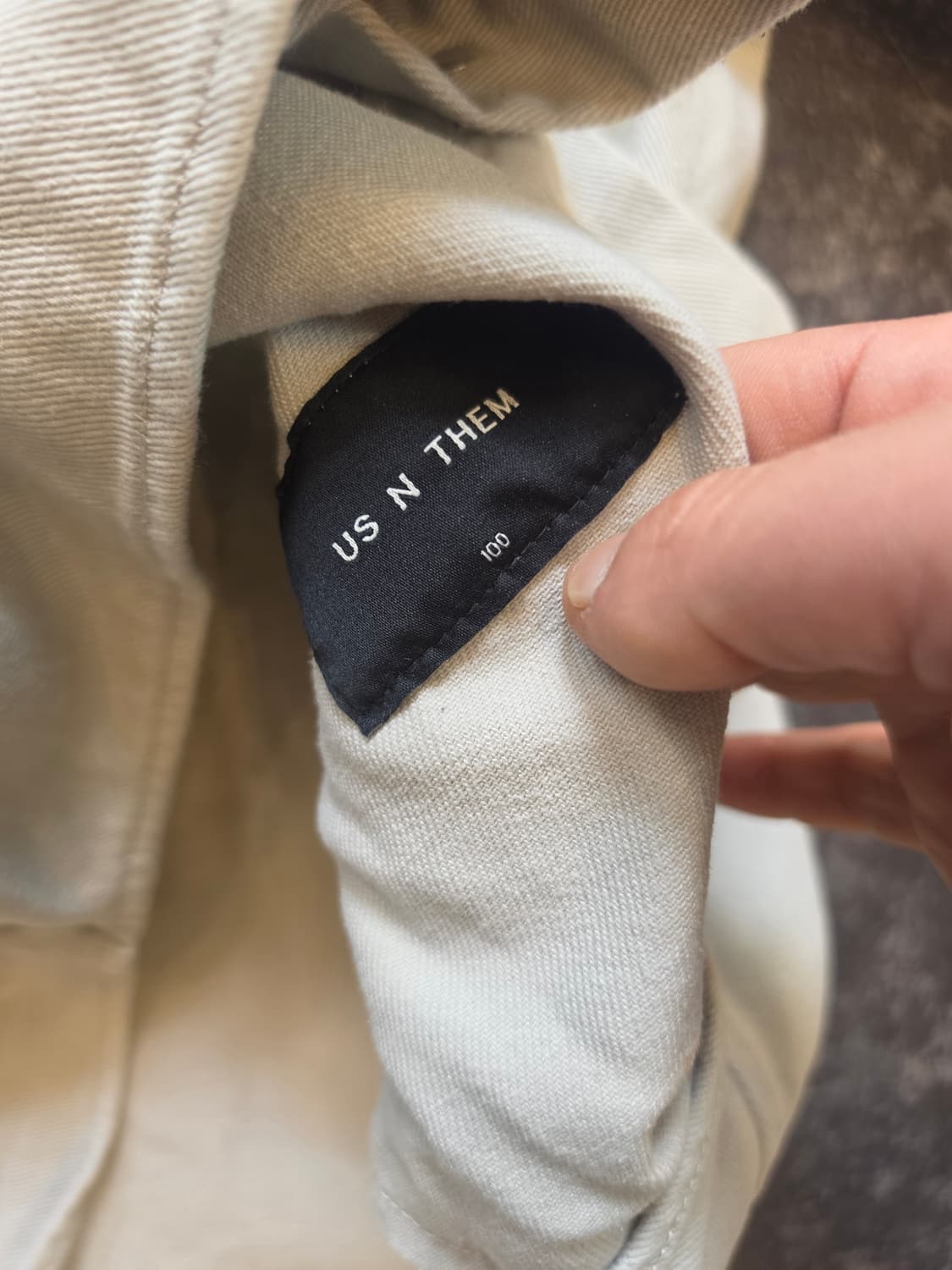 US N THEM 크림 코듀로이 셔켓 자켓 (100 / 레트로 감성) 상품이미지5