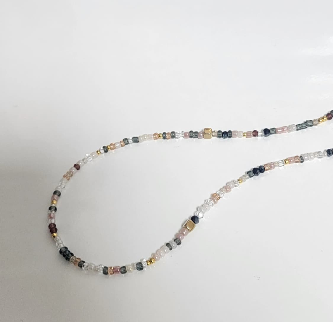 빈티지 무드 비즈 목걸이 상품이미지2