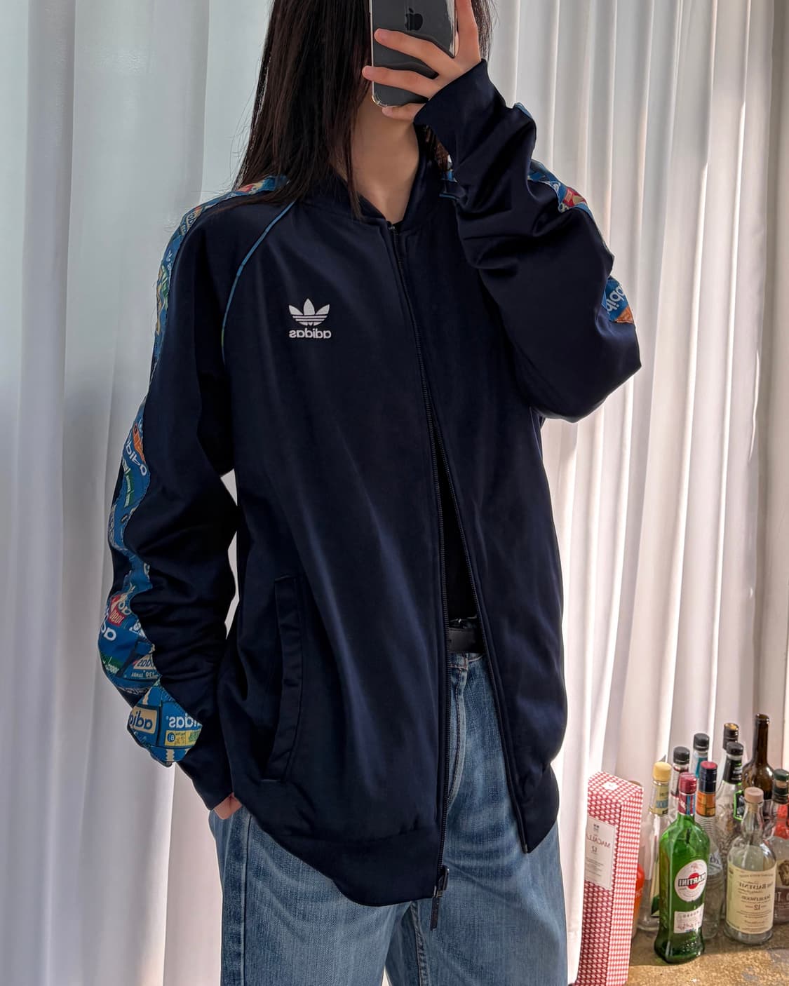 [XL]아디다스 트레포일 슈박스 리버시블 트랙탑 져지 상품이미지1