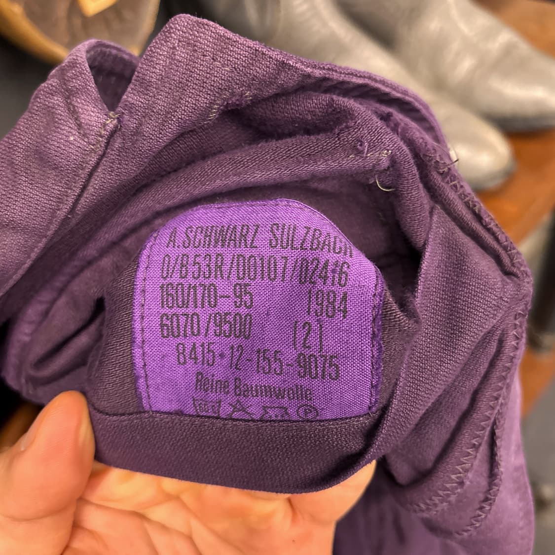 80s 오리지널 밀리터리 독일연방군 유틸리티 몰스킨 필드자켓 N1288 상품이미지8