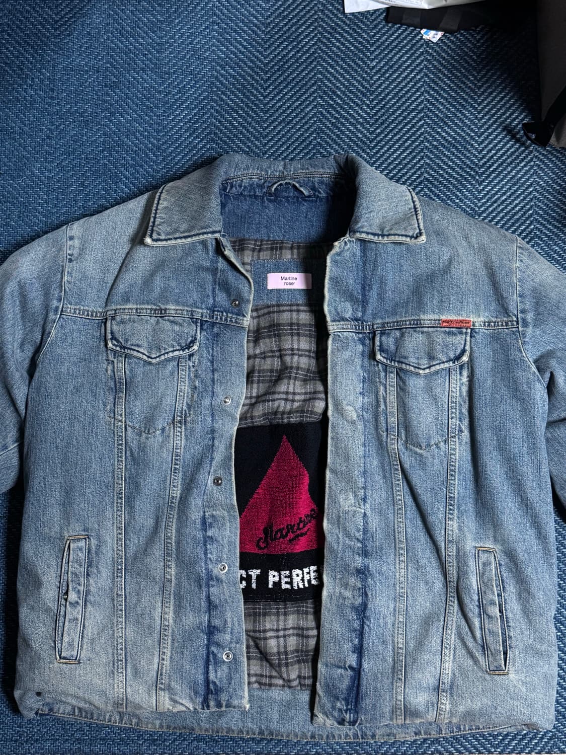 패디드 데님 자켓 padded denim jacket 001 상품이미지1