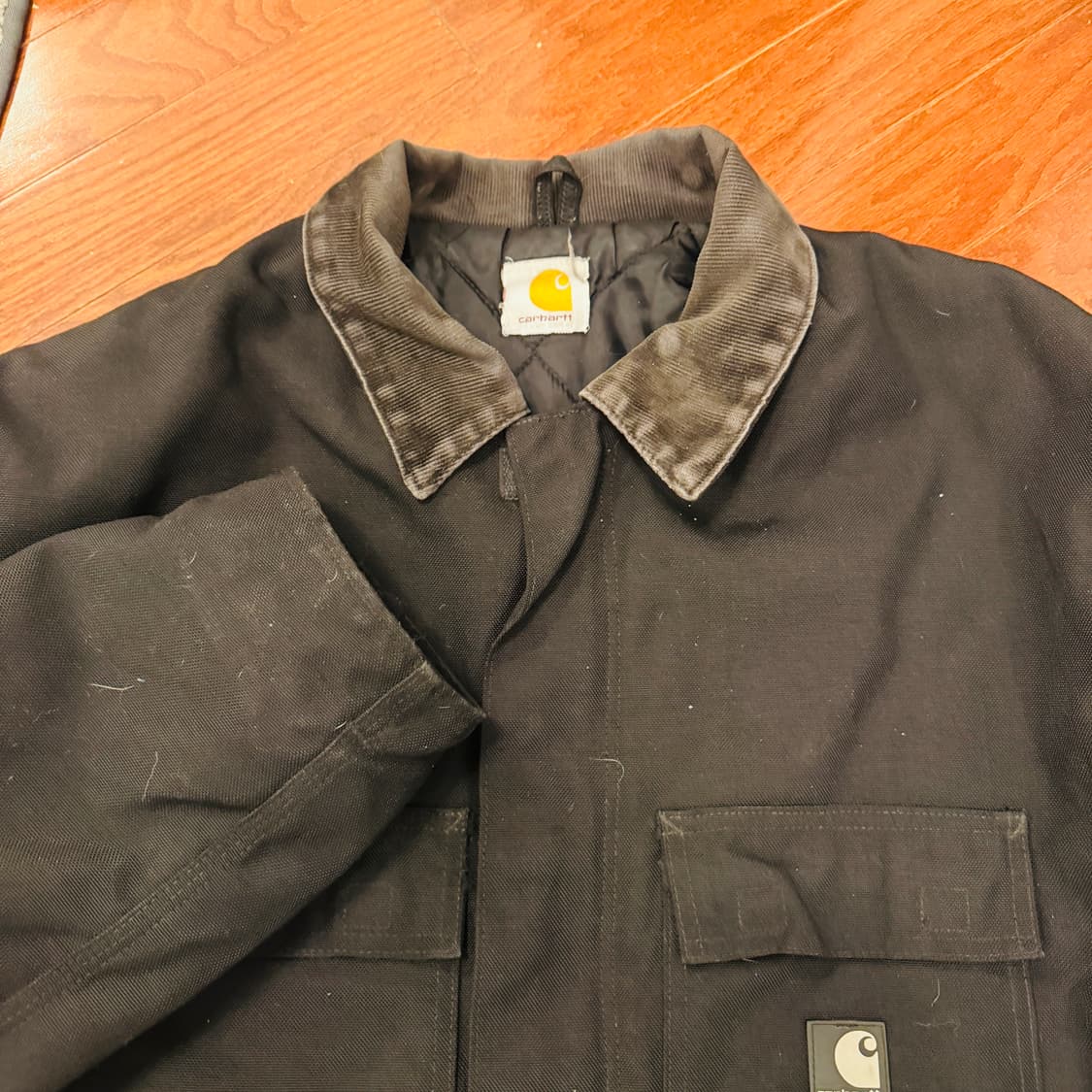 [빅세일] 칼하트 C26 아틱 유콘 자켓 빈티지 사이즈 XLT BLK 상품이미지4