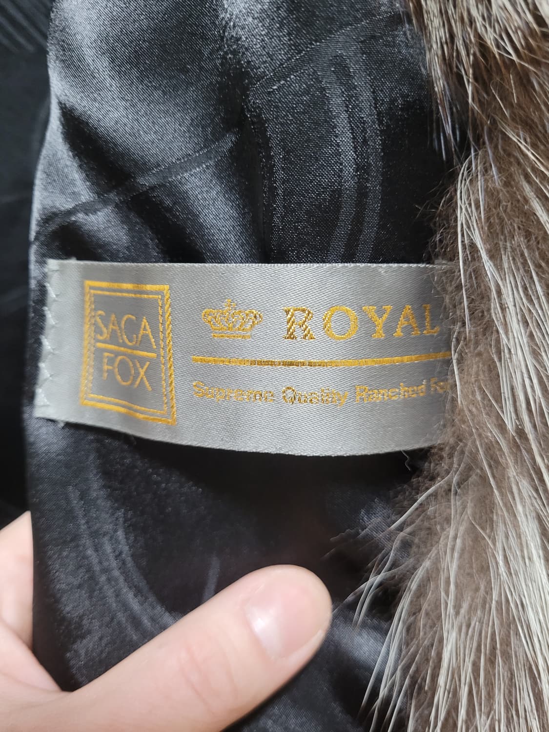 사가폭스 로얄등급 실버폭스 베스트 조끼 상품이미지4