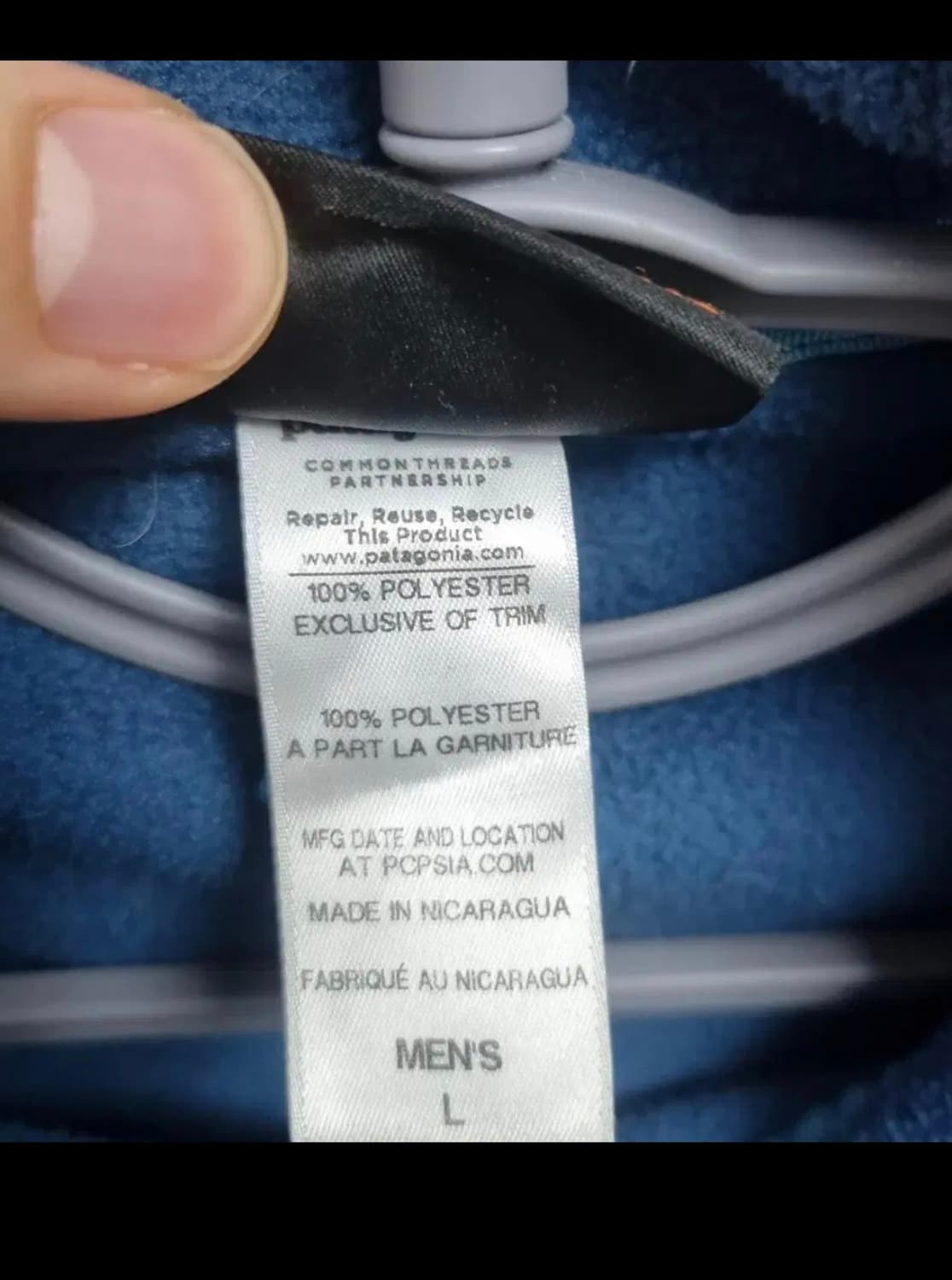 파타고니아 신칠라 블루네이비L 상품이미지4