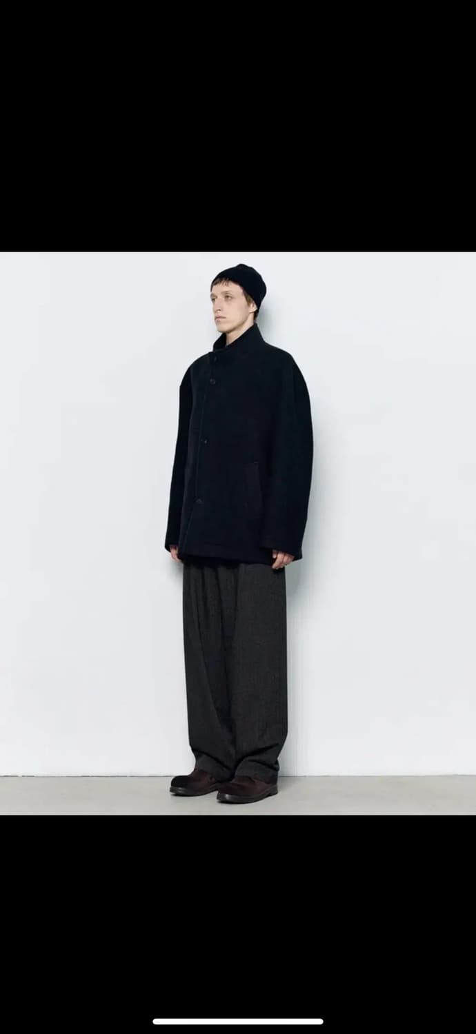 인사일런스 울 하프 코트 상품이미지1